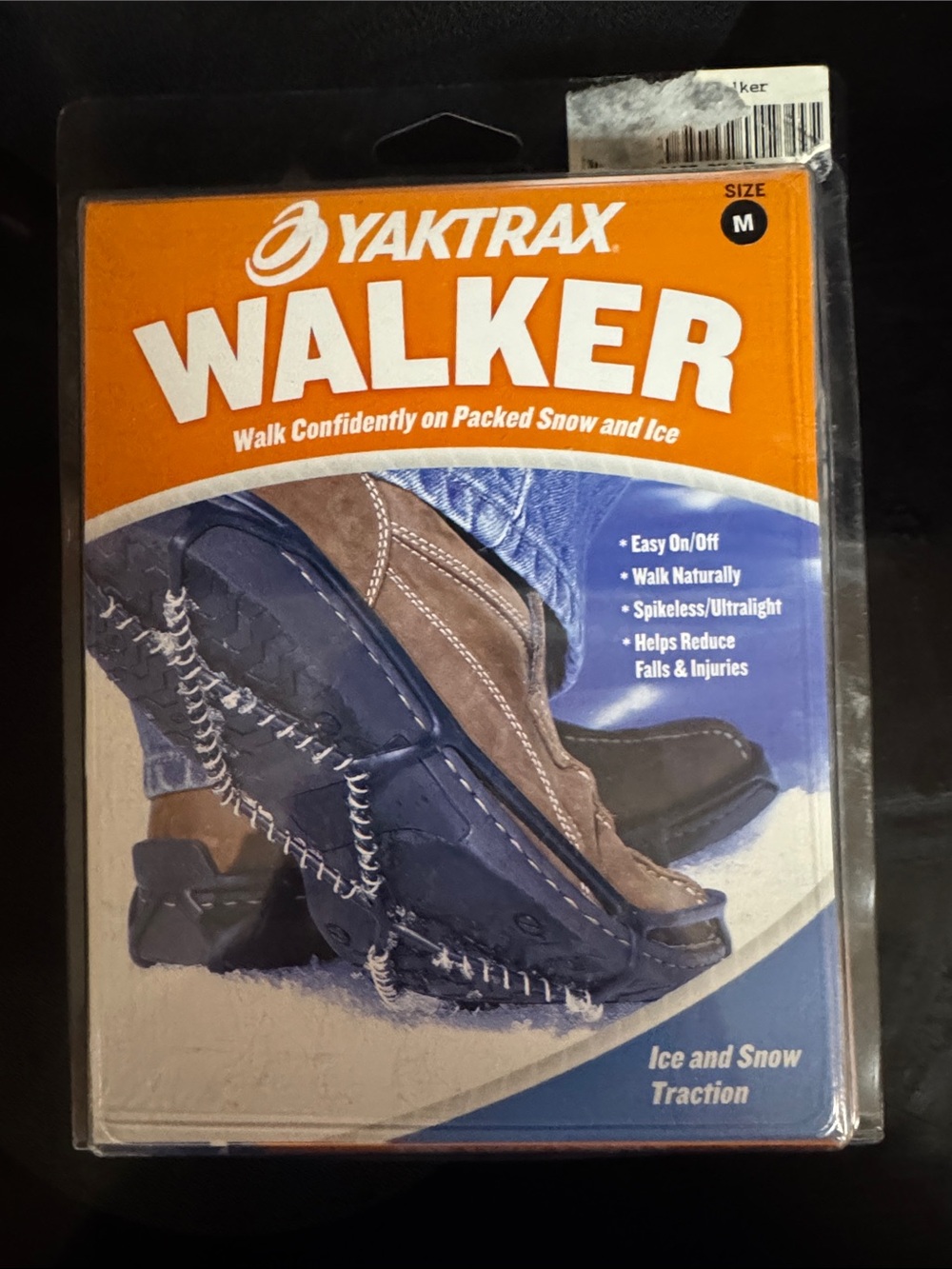Yaktrax Walker Ice & Snow Traction - Black/Gray (Men's)